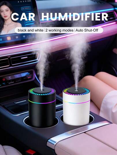 [Haushaltsgeräte] Ein Autoluftbefeuchter mit einem Fassungsvermögen von 180 ml, ein Mini-Autoduftspender, ein Schlafzimmer-Aromadiffuser und ein romantisches farbiges Nachtlicht. Es bietet eine starke Nebelausgabe, geräuschlose Bedienung, automatische Zeitsteuerung und 2 Betriebsmodi.