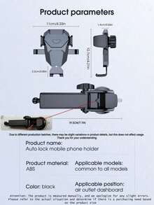 Dashboard/Windshield Suction Cup Car Phone Holder - A - View 7