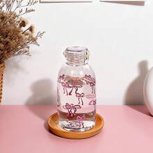 1pc 2026 New Minimalist Water Bottle, High-Quality Student Portable Large Capacity Plastic Straw Cup, Summer Cup - Pink - View 2