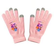 DOBBLE 1 par de guantes táctiles de estudiante de The Witcher, guantes tejidos cálidos con estampado para otoño/invierno - Multicolor - Ver 7