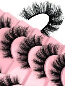 Hinarin 10对D型卷翘假睫毛，打造浓密蓬松的妆容，防水防汗，适合所有爱美人士。 - 濃密款 - 查看 3