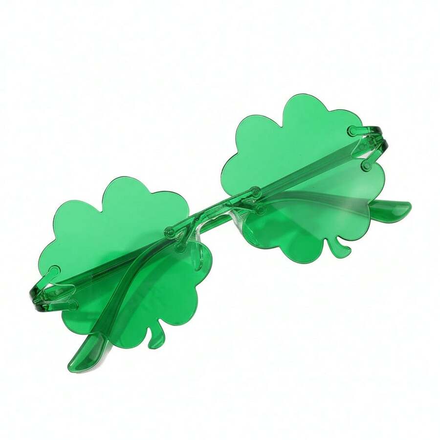 St. Patrick's Day Shamrock Glasses, Fun Green & Red Party Glasses Suitable For Women & Adults, Wholesale Irish Party Favors, Parade & Bar Decorations, Photo Booth Props - Multicolor - View 1