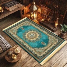 Portable Single-Person Prayer Mat, Suitable For Pilgrimage. Foldable Design Great For Home Use, Applicable For Prayer And Pilgrimage Activities. Can Be Used Indoors And Outdoors, Can Be Placed In Study Or Living Room. - Multicolor - View 3