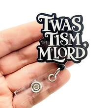 1pc Retractable Badge Holder With Cute Cartoon Design, Suitable For Teachers, Nurses, Hospital ID Cards, Office Lanyards - A - View 8