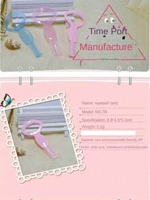 1pc Eyelash Shaper Tool, Eyelash Lift Assistant Device, Ideal For Beginner Eyelash Curling,Makeup,Cheap,Room Decor,Vanity,Travel,Bedroom,Makeup Accessories,Cheap,Stocking Stuffers,Makeup,Makeup Tools,Cheap Stuff,Gifts,Gifts For Women,Christmas Gifts - 粉色 - 查看 3