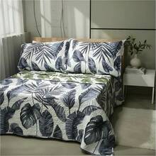 Double-Sided Ultrasonic Boutis Quilt Set (3 Pieces) With Pillowcase - California - View 4