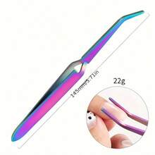 Nagelstylingklämma Nagelklämma med multifunktion Kristallljusterapi Nagelförlängning Specialformande pincett Nagelkonstverktyg - Multifärgad - Visa 10