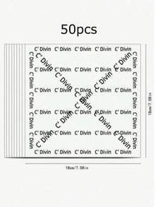 100pcs Minimalist Cartoon Pattern Baking Paper, Valentine's Day Cookie Gift Wrapping Paper, Handmade Paper, Baking Paper, Grease-Proof Food Packaging Paper, Wax Paper Baking Tools, Kitchen Accessories, Cooking Supplies. The Pattern Arrangement May Vary Slightly In Each Batch. - Multicolor - View 12