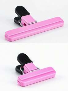 1pc/Large/Small Kitchen Food Clip, Food Bag Clip - Suitable For Snacks, Coffee Etc. Strong Sealing Clip, Multi-Color Options, Kitchen Storage Essential, Small Size For Chip Bags, Bookmark Clip - Bookmark, Loose-Leaf Clip, Reading Accessory Clip, Magnetic Clip, Refrigerator Magnet Clip, Food Clip, A4 Loose-Leaf Clip, Convenient For Fixing Documents, Colorful Clips, Multi-Function Wide Mouth Bag Clip, And Memo Clip For Organizing Documents At Home Or Office - T-shaped Sealing Clip - View 4