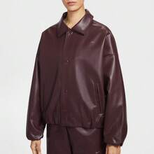 Nike 女士 AS W NSW KTMH WVN COACH JKT GC 运动长袖夹克，IQ8170-652 - 紅色 - 查看 5