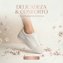 Kit 2 Pares de Tênis Feminino Casual Versátil Confortável e Elegante Para Qualquer Ocasião - Preto + Branco - Visão 4