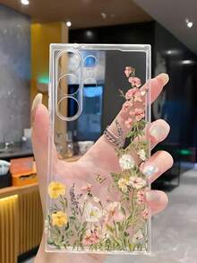 1个精美花卉蝴蝶软壳手机壳，兼容华为荣耀、Galaxy A04e/12/A13/A14/A34/A50/A52/A53/A54/S21/S22/S23/S24/S25/S25Ultra/S25FE/S26/S26 Plus/S26 Ultra/S26 Edge、6A/7A/8A、12T/13T/15T/15T Pro，国际版，非国内版 - 無色 - 查看 5