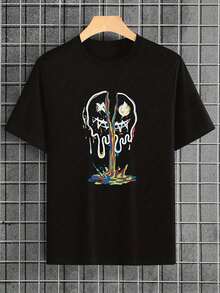 Men T-Shirts - Black - View 2