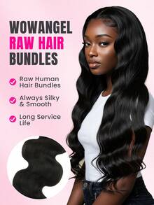 100% Human Raw Hair, Natural Black Curly Hair - Natural Black - View 3