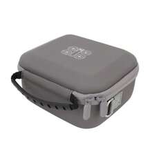 Estuche de Transporte Neo Bolso de Hombro de Cuero de PU Caja Protectora Rígida Bolsa de Almacenamiento de Viaje Portátil para Drones Neo Controlador Accesorios Gray - Anaranjado - Ver 2