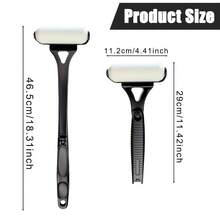 Backside Lotion Applicator - Sunscreen - Moisturizer - Long Handle Foldable Roller Applicator For Back - Curved Body Lotion Application Tool - A - View 4