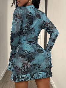 Đầm dự tiệc thanh lịch, đơn giản, phối lưới voan mỏng gợi cảm thời trang nữ (Không bao gồm quần short) - Nhiều màu - Xem 2