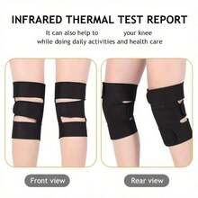 Self-Heating Warm Knee & Leg Guards, Thickened Design For Effective Warmth And Cold Protection (Single Pack) - Black - View 4