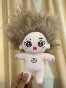 1个20厘米可爱毛绒棉质偶像娃娃，星空星座造型，女孩儿童礼物，可穿戴服装 - 彩色 - 查看 13