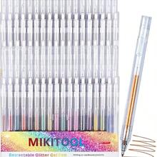 MIKITOOL 48pcs 24 Gel Pens + 24 Refill Pieces Gel Pens, Glitter Colors For Halloween And Christmas Crafts, School And Office Supplies, Back To School - 48 PCS 24-color Pens + 24 Refills - View 8