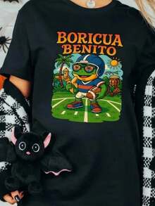 Women's And Men's Benito Bowl 2026 Coquí Shirt,Puerto Rico Tee, Game Day Fan,Benito Bowl Shirt, Puerto Rico Coqui Tee - Black 2 - View 1