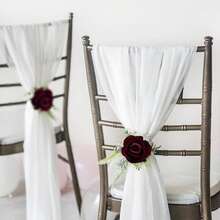 5/300朵仿真玫瑰花，适合DIY婚礼花束、桌面装饰、派对、婴儿派对、家居装饰，也适合情人节、礼物、生日、喇嘛节、婚礼、新年、毕业典礼等各种场合。 - 酒紅色 - 查看 5