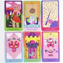 Pastel Prism Tower Card, Cute Girly Girl Style Card Game For Friends' Gatherings - Multicolor - View 7