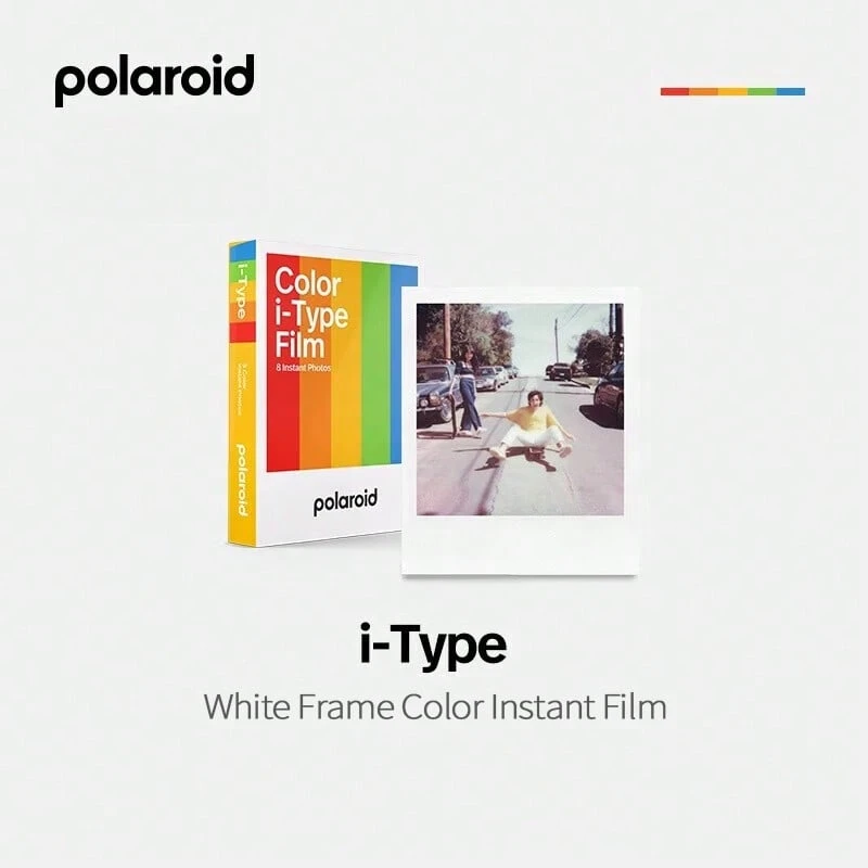 Kertas foto kreatif Polaroid retro i-type, melembutkan rona nostalgia, dan menghasilkan tekstur klasik yang stabil. Kertas foto i-type berwarna (bingkai putih) - Kertas Foto i-Type Berwarna (Bingkai Putih) - View 1