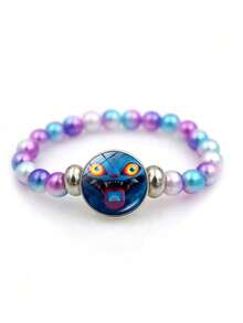 9pcs Cartoon Anime Character Decor Jewelry Accessories, Creative Party Costume Props, Bracelets, Toys, Suitable For Christmas, Valentine's Day, Easter Holiday Gifts - Multicolor - View 14