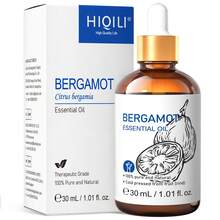 HIQILI 100mL/30mL/10mL Bergamot Essential Oil, Pure Natural Citrus Essential Oil For Cleaning, Nourishing Skin, Diffuser, Humidifier, Massage, Deep Relaxation, Stress Relief, Candles Soaps Making - Bergamot - View 8