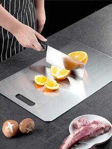 Cross-Border Anti-Slip Thick Stainless Steel Cutting Board, Double-Sided Large Household Chopping Board, Anti-Mold Kneading Board, Baking Board - Multicolor - View 18