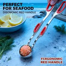 Non-Stick Meatball Scoop With Detachable Anti-Slip Handle, Stainless Steel Meatball Spoon For Kitchen - Multicolor - View 2