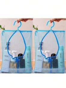 Portable Shower Caddy - Transparent Mesh Shower Caddy, Toiletry Bag, Makeup Bag, Tote Basket, Durable Clear Bag, Toiletry Bag, Makeup Bag, Portable Shower Caddy - Transparent Mesh Shower Caddy, Tote Basket, Suitable For Dorm, Bathroom, Gym, Camping, Quick-Dry Shower Bag, Travel Essentials, Vacation, Summer, Back To School, School Toiletry Bag, Travel Waterproof Toiletry Bag - Multicolor - View 15
