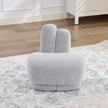 Bianco grigio antico + Tessuto + Schiuma + Compensato + Legno massello + Schiuma