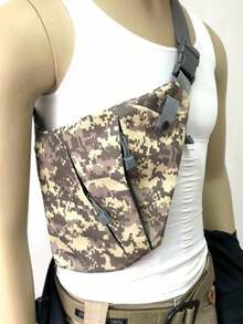 Men's Outdoor Chest Bag, Multi-Functional Cycling Messenger Bag, Hiking Crossbody Bag - Multicolor - View 6