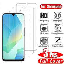 3片裝 9H 鋼化玻璃螢幕保護貼 2026新款適用於 Galaxy S26 S25 S24 Ultra S24 FE 高畫質螢幕保護貼 - 無色 - 查看 3