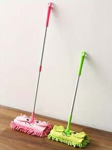 1 Set Cute Mini Broom And Mop Combo, Household Broom And Mop Set, Cleaning Supplies, Cleaning Tools - A - View 6