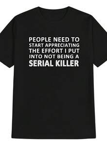 Men Outdoor Tees & Tanks - Black - View 1