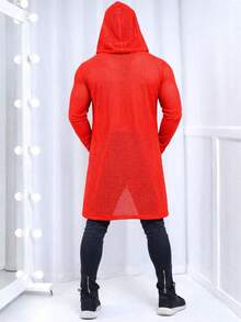 Men Cardigans - Đỏ - Xem 4