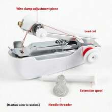 Portable Handheld Sewing Machine Set With 14-In-1 Tools - Durable Plastic All-Purpose Repair And Crafting Tool Kit, Quick Fix For Clothes, Tears And Damages - Compact Emergency Sewing Kit For Travel, Camping And DIY (No Needle And Thread Needed). Suitable For Creative Sewing Projects, An Excellent Mother's Day Gift - Multicolor - View 11