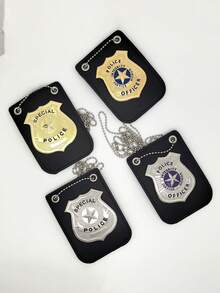Insignias deportivas metálicas elegantes, insignias de cosplay, collares de juego de roles, accesorios de disfraz para fiestas de Halloween/bailes de graduación, llaveros personalizados, regalos de graduación, artículos para fiestas, juguetes creativos para adolescentes, juguetes antiestrés para adolescentes, unisex - Multicolor - Ver 9