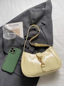 Fashionable, Versatile, High-End, Elegant And Stylish Casual Bag, 2026 New Model, Retro Style, Women's Cross-Body Bag - Yellow - View 11