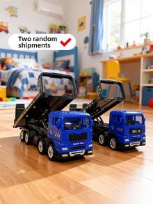 Reibungsgetriebenes Baufahrzeug-Spielzeug, verwandelbarer faltbarer Transportlastwagen, Lastwagen und Innenraum-Baustein-Spielzeug, Baufahrzeug-Spielzeug, Outdoor-Kinderspielzeug, Kompaktlader-Spielzeug, Jungen-Spielzeug-Lastwagen, Strandspielzeug, Jungen-Spielzeug, Spielzeugauto, Gartenwerkzeug, Monster-Truck, Geburtstagsgeschenk für Jungen - Anhänger - Übersicht 4