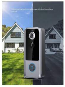 Smart Remote Monitoring Doorbell, Wireless Two-Way Intercom Video Doorbell, Two-Way Talk And Cloud Storage Function, No Wiring Required For Installation On Front Or Back Door, Suitable For Home, Apartment And Other Locations - Multicolor - View 4