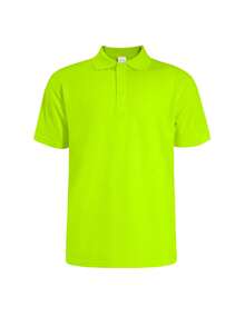 4-Pack Of Men's Lightweight, Breathable, Casual Sports Polo Shirts, Summer Short-Sleeved Polo Shirts, Solid Color, Simple Design, Multiple Colors Available, Men's Gift, Valentine's Day Gift. - 白色+黃色+橙色+紅酒 - 查看 4