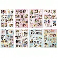 8pcs Anime "The Executioner And Her Way Of Life" Sakura Garden Sticker Pack, High-Quality Waterproof Decals - Multicolor - View 8
