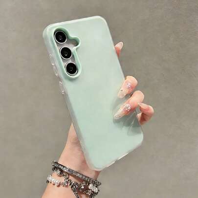 Estuche de teléfono duro mate de lujo 2 en 1 compatible con Samsung S25 Ultra, S24 Ultra, S23 Ultra, A56, A55, A54, A53, A35, A17, A07, A36, A26, A16, S25 FE