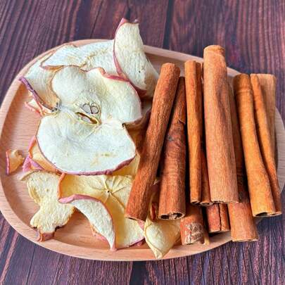 1 pieza/5 piezas/10 piezas/15 piezas/20 piezas/25 piezas Artículos decorativos artificiales, ramas de árbol de imitación, flores secas perfumadas, canela, rodajas de naranja secas, suministros de manualidades para velas, jabones, decoración del hogar hechos a mano, adecuados para sala de estar, dormitorio, oficina, cafetería, todas las fiestas y celebraciones