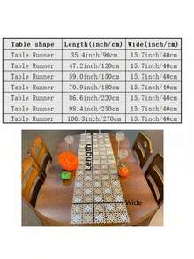 HXARTMIS 1PC, Exquisite Embroidered White & Coffee Table Runner, Polyester Machine-Made Floral Embroidered Tablecloth. Table Runner, Modern Table Runner, Table Runner, Table Centerpiece, Modern Table Centerpiece, Breakfast Placemats - Coffee White - View 7