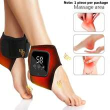 1pc Foot And Ankle Massager With Vibration, 3 Speed Settings, LCD Display, USB Rechargeable, Comfortable Design, Portable - Multicolor - View 12